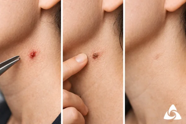Skin Tag Removal Healing Example Timeline