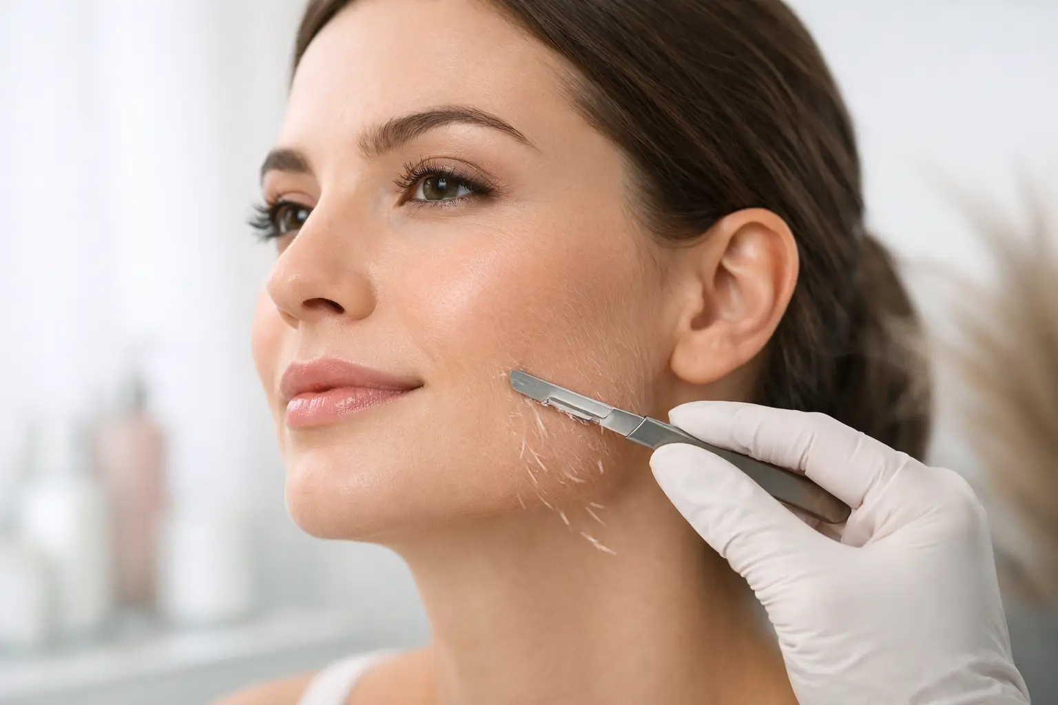 If I Dermaplane My Face, Will Hair Grow Thicker?